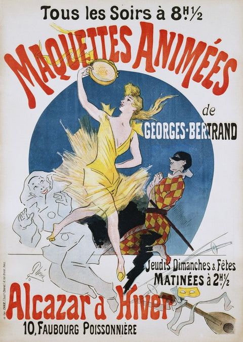 Maquettes Animees de Georges Bertrand Poster