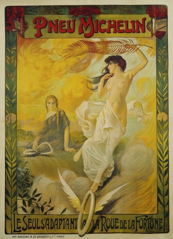 Pneu Michelin Advertisement Poster