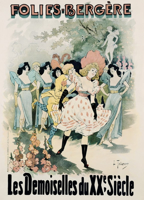 Folies-Bergere: Les Demoiselles du Vingtieme Siecle Poster