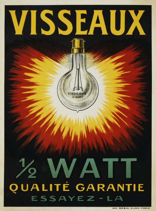 Visseaux 1/2 Watt Advertising Poster