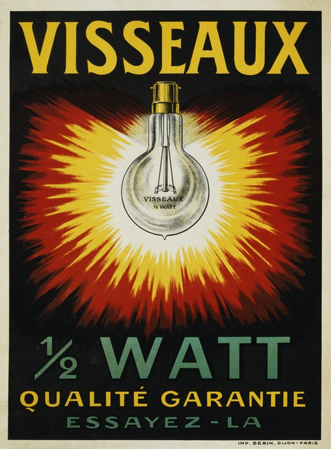 Visseaux 1/2 Watt Advertising Poster