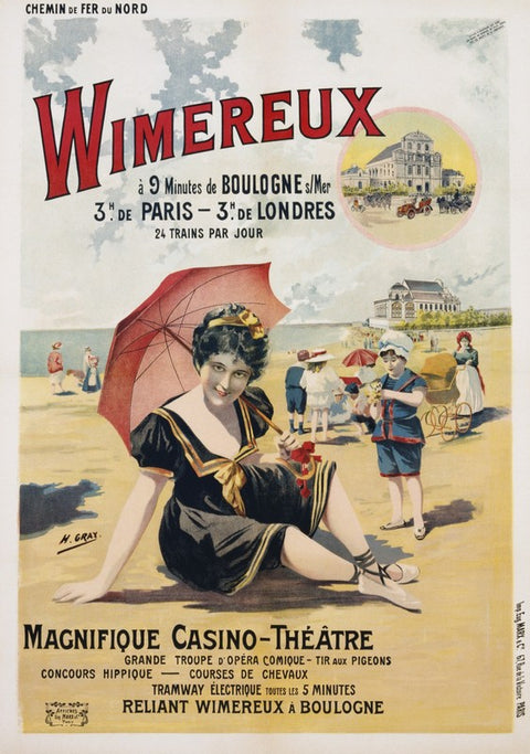 Wimereux Travel Poster