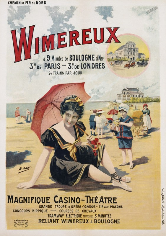 Wimereux Travel Poster