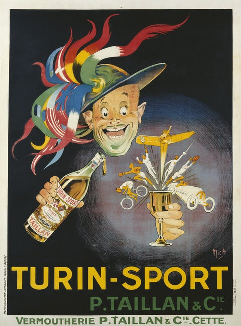 Turin-Sport Alcoholic Beverage Poster
