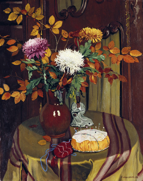 Chrysanthemums and Autumn Foilage