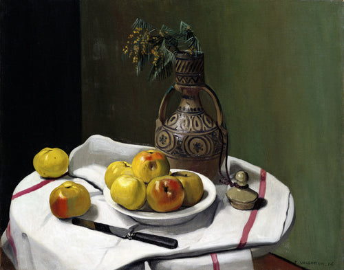 Apples and a Moroccan Vase