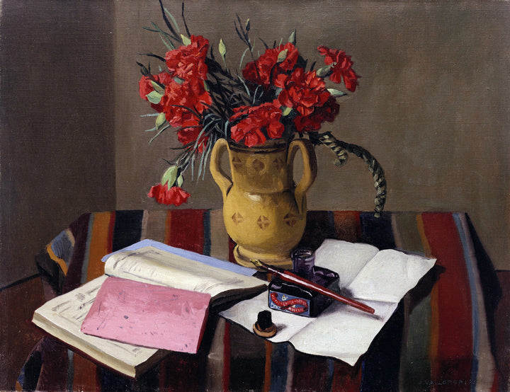 Carnations and Account Books