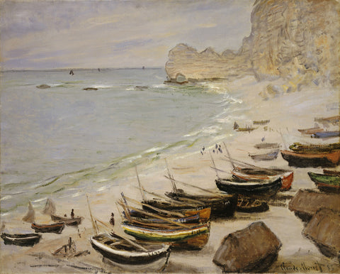 Boat on the Beach at Etretat