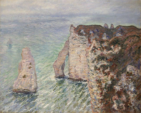 L'Aiguille and the Porte d'Eval, Etretat