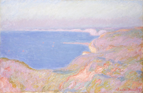 On the Cliffs Near Dieppe, Sunset
