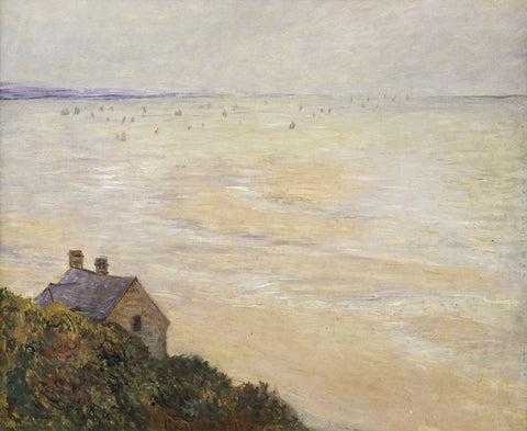 The Hut at Trouville, Low Tide