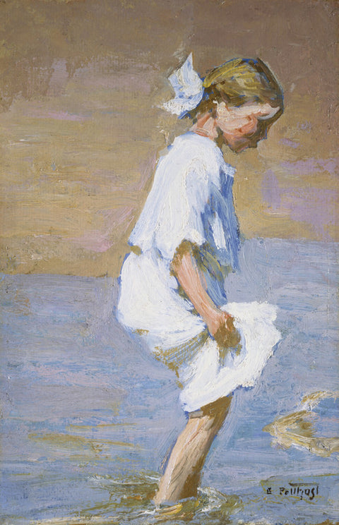 Wading At The Shore