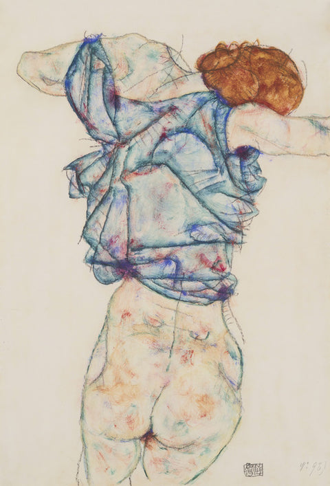 Woman Undressing