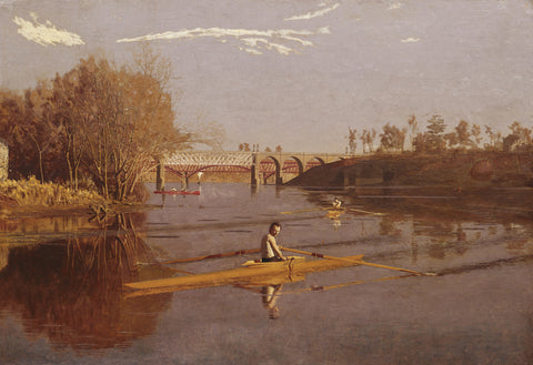 Max Schmitt in a Single Scull