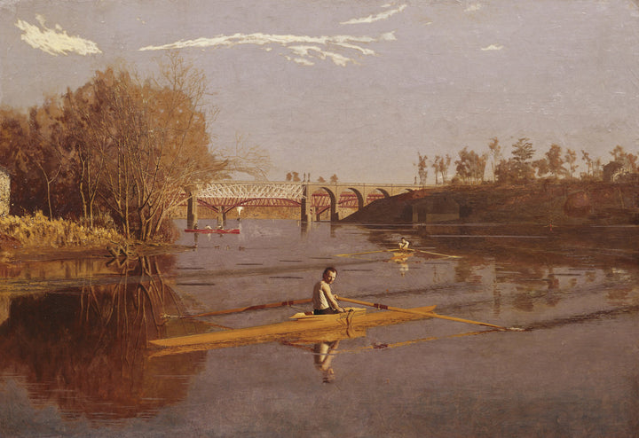 Max Schmitt in a Single Scull