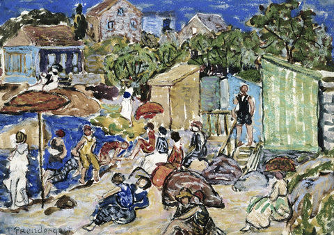 Painting of a Beach Scene