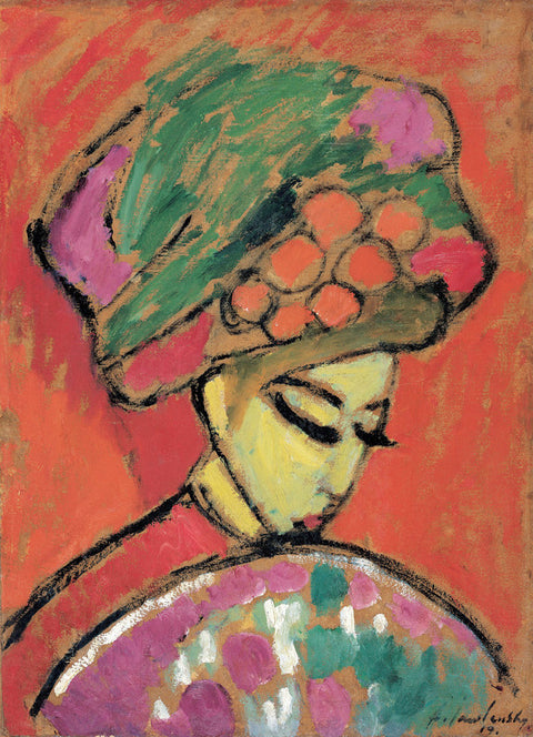 Young Girl with a Flowered Hat