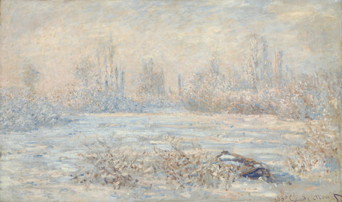 Le Givre (View of Vetheuil in Winter, Val-d'Oise, Ile-de-France)