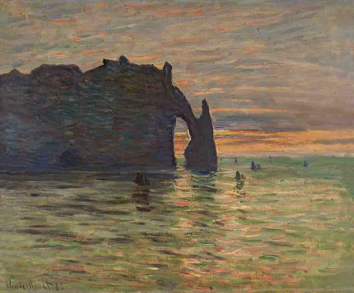 Coucher de Soleil a Etretat