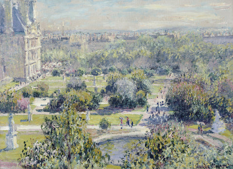 View of the Tuileries Gardens, Paris