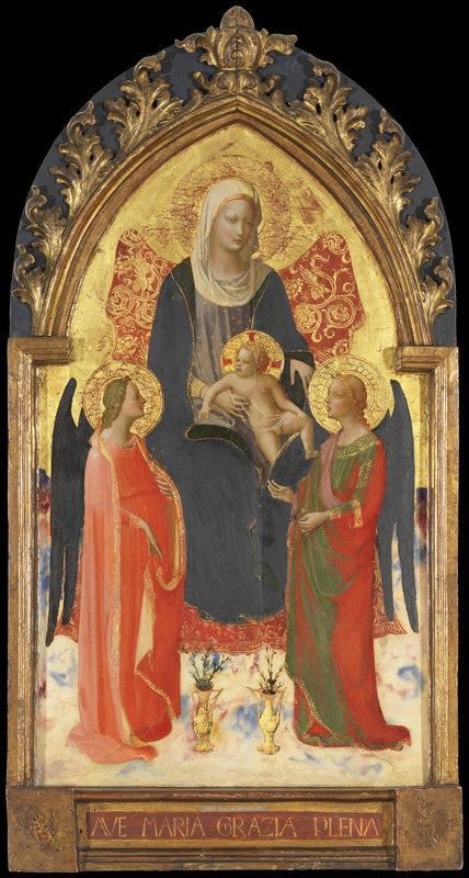Altarpiece with the Madonna and Child with Two Angels