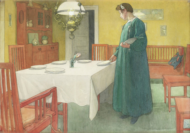 The Household (Lisbeth Setting the Table)