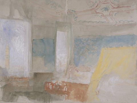Turner's Bedroom in the Palazzo Giustinian (the Hotel Europa), Venice