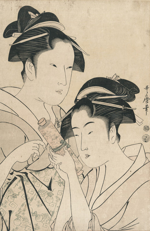 Osen of Kagiya and Ohisa of Takashima