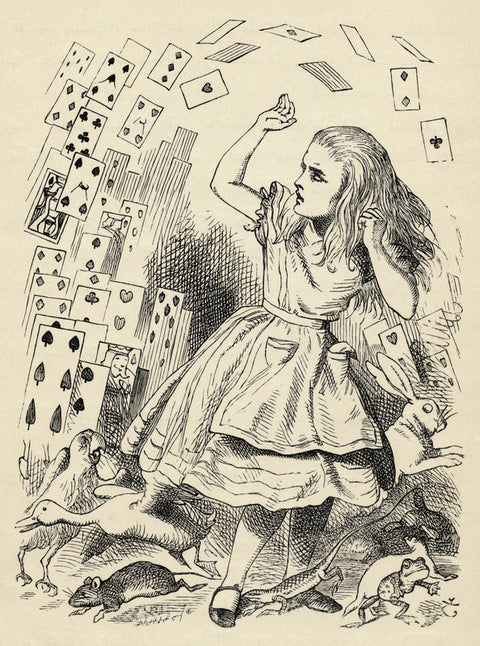 Alice and the Pack of Cards, from 'Alice's Adventures in Wonderland' by Lewis Carroll