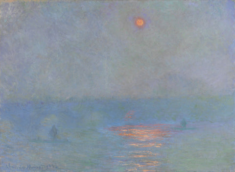 Waterloo Bridge: the Sun in a Fog / Waterloo Bridge, le soleil dans le brouillard (detail / détail)