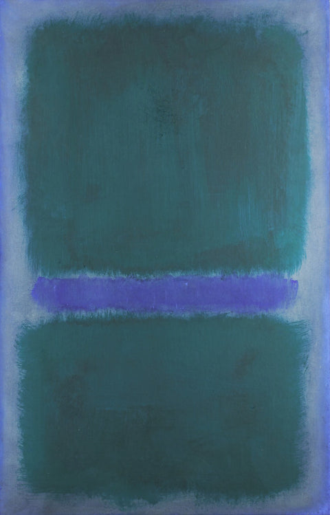 Untitled (BlueGreen, Blue on Blue Ground)