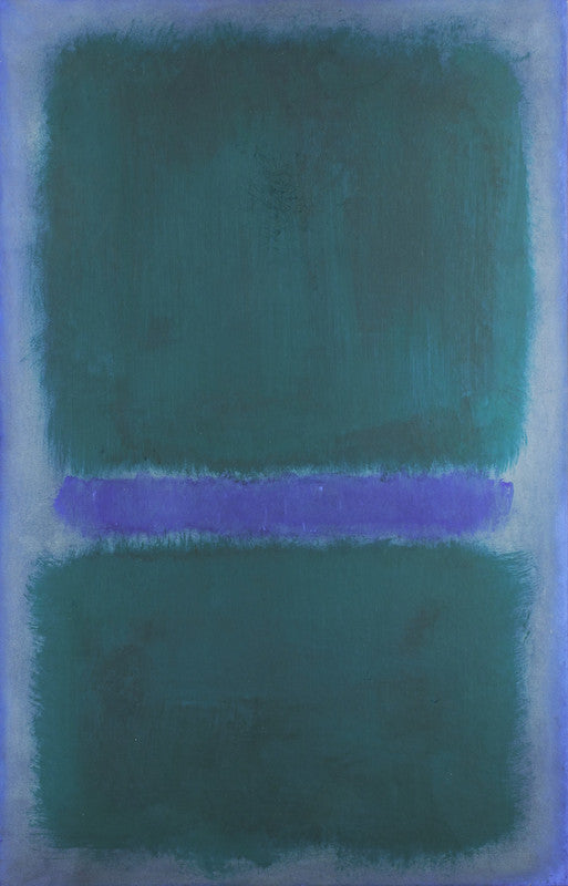 Untitled (BlueGreen, Blue on Blue Ground)
