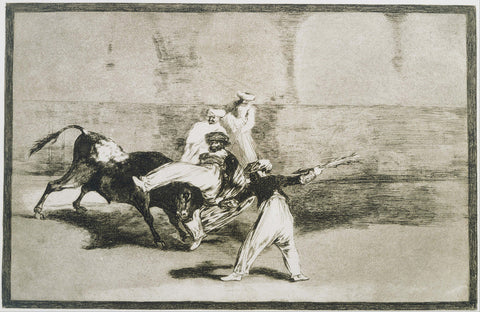 A Moor Caught by the Bull... from La Tauromaquia