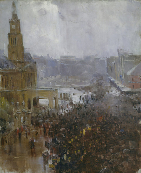 Fireman's funeral, George Street