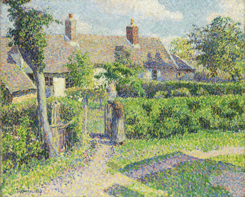 Peasants' houses, Eragny