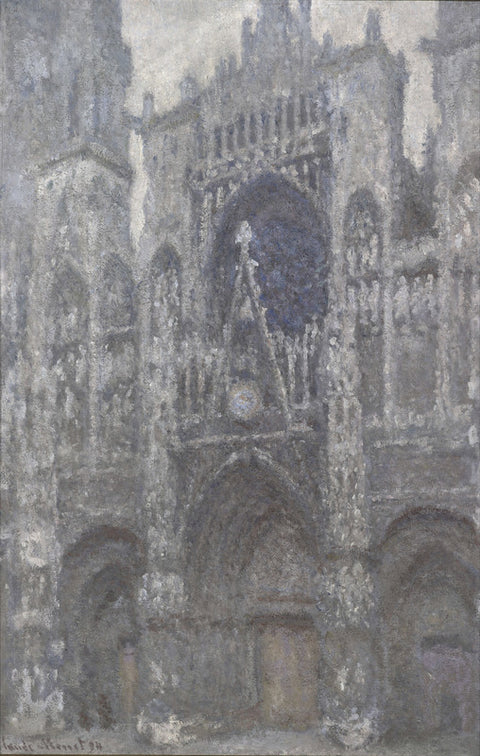 The Cathedral in Rouen. The portal, Grey Weather