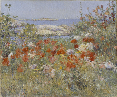 Celia Thaxter's Garden, Isles of Shoals, Maine
