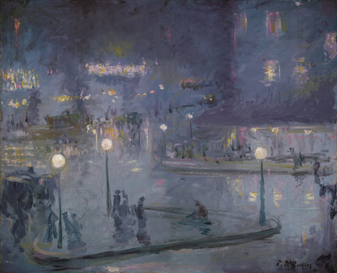 Place de Rome at Night