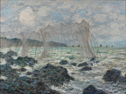 Fishing nets at Pourville