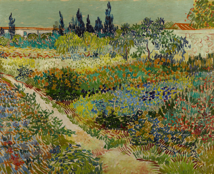 Garden at Arles / Flowering Garden with Path