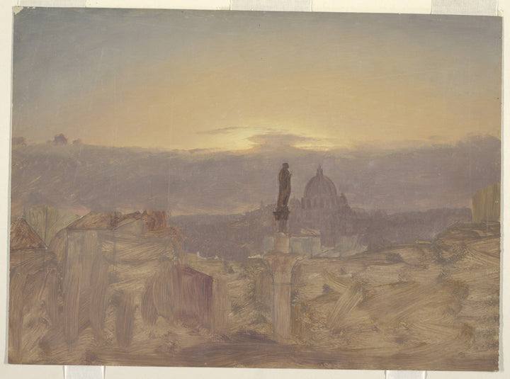 St. Peter's Basilica from the Pincio, Rome