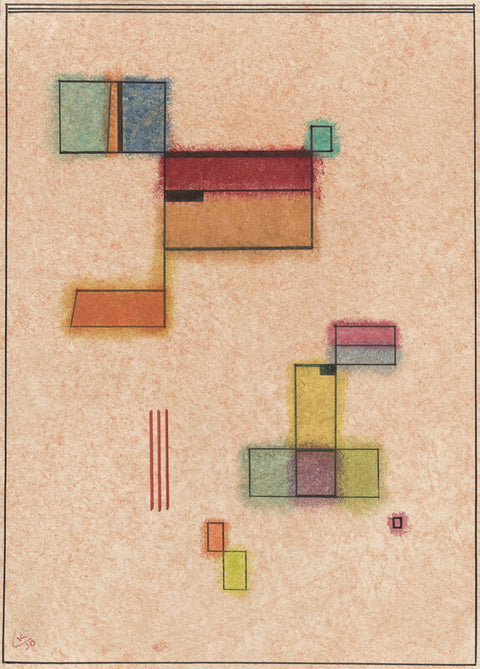 Abstract Construction, from Will Grohmann's book "Kandinsky"