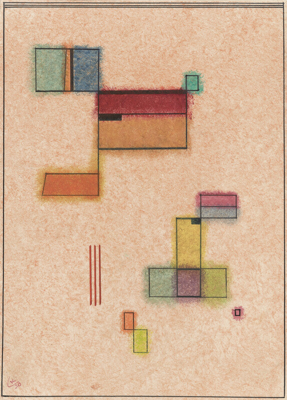 Abstract Construction, from Will Grohmann's book "Kandinsky"