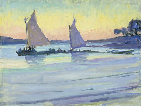 Boats on the Nile, Dawn