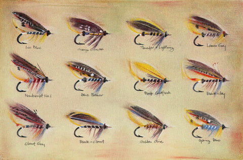 Irish Salmon Flies