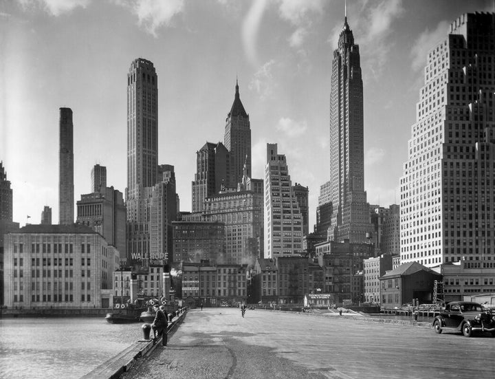Manhattan Skyline: I. South Street and Jones Lane, Manhattan