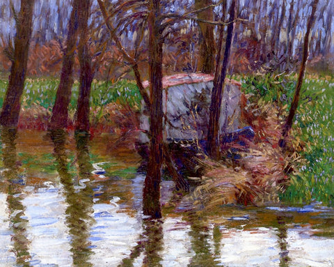 The River Epte with Monet's Boat-Atelier