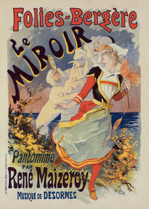 les Folies-Bergère "Le Miroir", from Les Maîtres de l'affiche, Volume 4