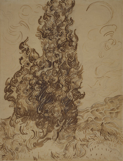 Cypresses (Les Cyprès)