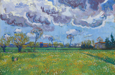 Landscape Under a Stormy Sky